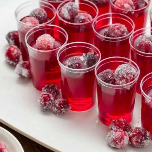 Cranberry Jell-O Shots are the best way to get sauced this Thanksgiving. Full recipe: http://dlsh.it/0JUe6t6 | Delish