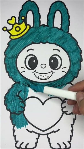 Cute Labubu Coloring for Kids😍