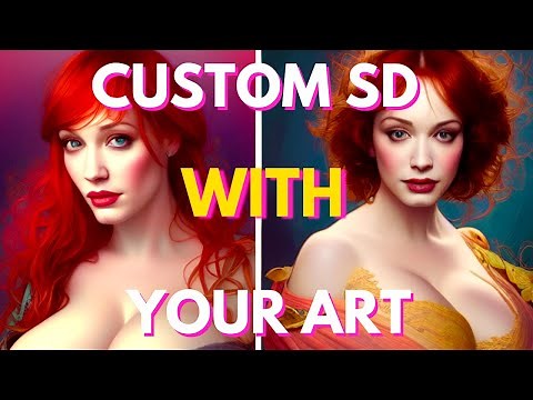 TRAIN Stable Diffusion With Your Own Art! Textual Inversion Made Simple!