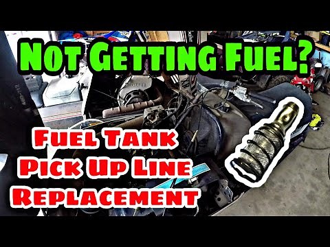 (FIX) Snowmobile Won't Draw Up FUEL!! Replacing Fuel Pick-Up Line & Filter/Check Valve in Gas Tank