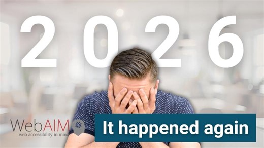 WebAIM Report: Accessibility Worsens Due to 6 Key Failures | CANAXESS posted on the topic | LinkedIn