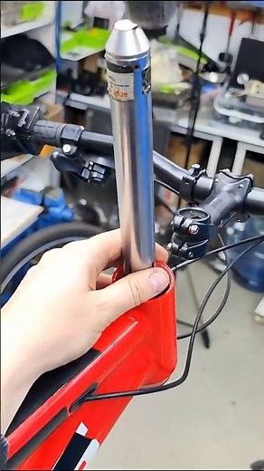 How to press out headset cups from your MTB bike.