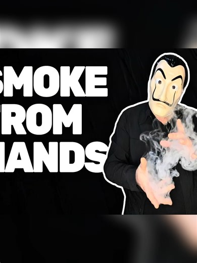 Reveal The Secret of The Appearing Smoke From Bare Hands Trick | The Mask Magic Tricks