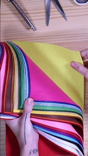 🌈 Set de Láminas de Fieltro Acrílico A4 – ¡Colores y Creatividad! ✂️✨