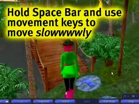 Advanced movement controls - Second Life Video TuTORial QUIC