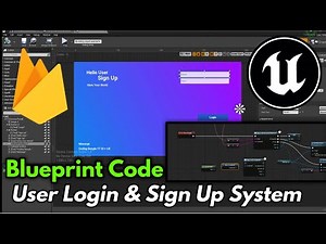 Unreal Engine User Login & Sign Up System + Firebase With Blueprint Code Player Login Firebase + UE4