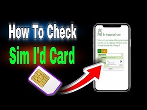 how to check sim id card number | how to check sim registered on id card | Online_World
