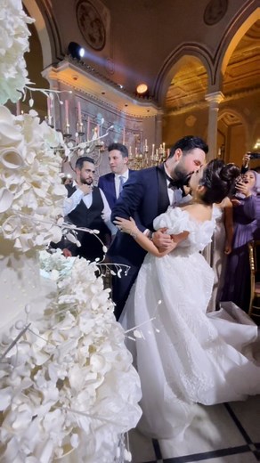 LEBANESE WEDDINGS on Instagram: "FALLING in love...LITERALLY 🥰😄 Catch this incredible wedding celebration on our InstaStory and Snapchat, it's not to be missed 😍 _________________________ ▪︎ Wedding planner and designer: @ghadablanco ▪︎ Photographer: @parazarme ▪︎ Jewellery: @waznijewellery ▪︎ Hair: @mohammad_chamseddine @plush.ed ▪︎ Makeup: @richardghareeb @plush.ed ▪︎ Wedding dress: @basilsodaworld ▪︎Groom’s suit: @georgesmakaroun ▪︎ Bridal robe and slippers: @withinboxs ▪︎ Venue:@sursockpa