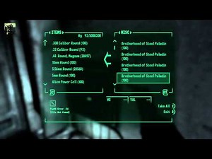 Fallout 3 Xbox 360 mods - The Chuck Norris Game Save