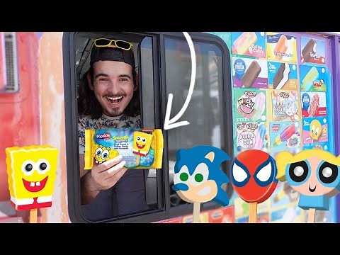 Ultimate Perfect Popsicle Challenge! (Spongebob, Spider-Man, Sonic, & Powerpuff!)