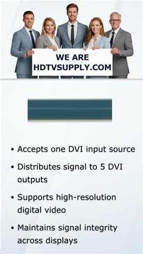 Avenview SPLIT-DVI-5 1 Input to 5 Output DVI Distribution Amplifier