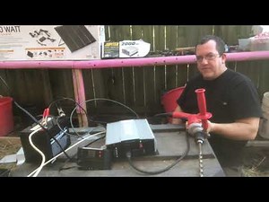 Harbor Freight 100 Watt Solar Panels and the Jupiter 2000 Watt Inverter.