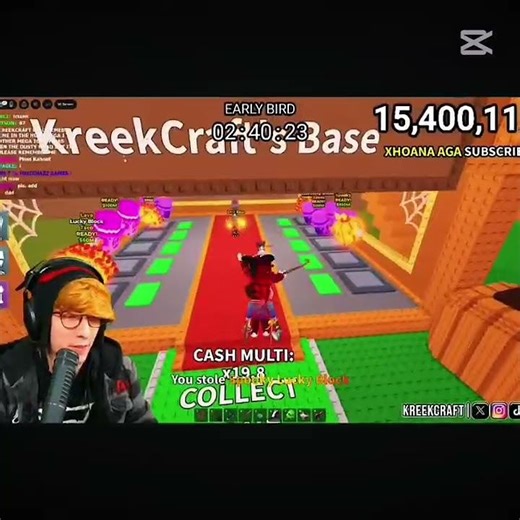 #kreekcraft edit back and forth #roblox #gaming #sigma