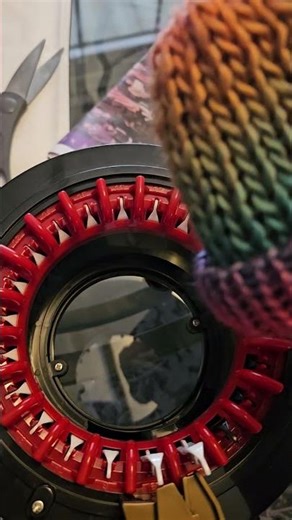 Making Hats for Preemies on my Addi Express #youtubeshorts #addi #hats