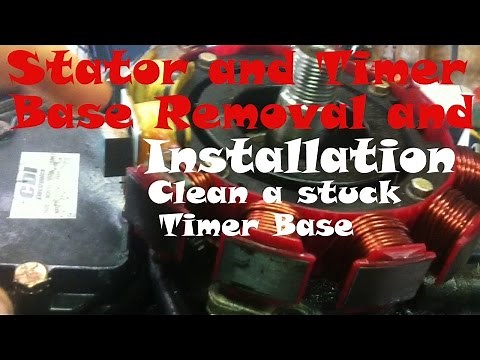 How to repace an outboard Stator and Timer Base