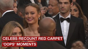 Celebrities recount their memorable red carpet 'oops' moments