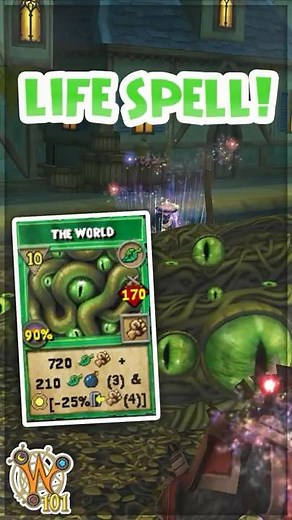 Life's NEW Darkmoor Spell In #Wizard101 #W101 #mmo