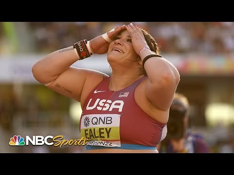 Chase Ealey becomes FIRST EVER American woman to win shot put World title | NBC Sports