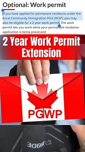 2 Year Work Permit Extension under RCIP with PR application🇨🇦 #rcip #internationalstudents #canada #pgwp #workpermit | Tushar Uplifts