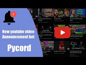 Youtube video announcement bot tutorial