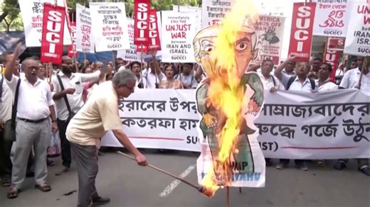 Hear protesters around the world react to US strikes in Iran