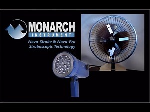 How to create a stroboscope or strobing effect using a fan and flashing light.