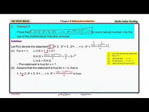 G-12 Chapter-2 Mathematical Induction Part (2) For 2025-2026