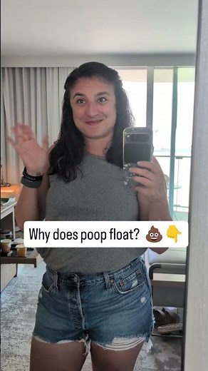 Why does poop float?