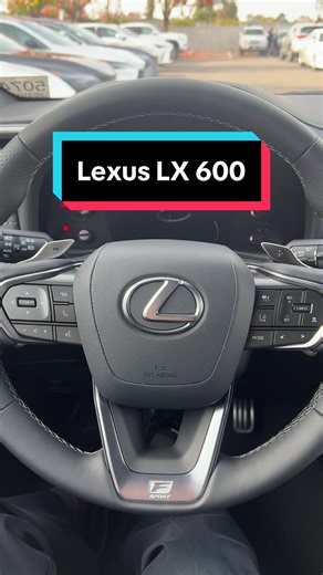 2024 Lexus LX 600 F SPORT Handling SUV Start Up