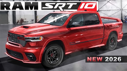 Rendering: There's No More Hemi V8, So What If Stellantis Approves a New 2026 Ram SRT-10?