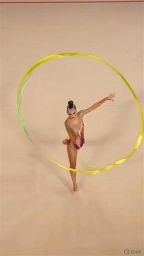 Mesmerizing Ribbon Routine | Elite Rhythmic Gymnastics Performance in Stunning 4K 🎀✨