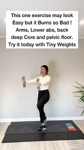Ladies, moms! 🔥 Seriously — this one is way more challenging than it looks. TopTips: • Tall posture • Exhale 😮‍💨 as you lift the knee • Swoosh the arms down with control Small moves. Deep core on. Big results. 👉 Want workouts that actually work for women’s bodies? Join my 5-Week Home Workout Program for Women — done-for-you, effective, and mama-realistic. Mama to mama, woman to woman. 💛 #homeworkoutsforwomen #womensfitness #lowerabs #standingabs | Kimmyfitness