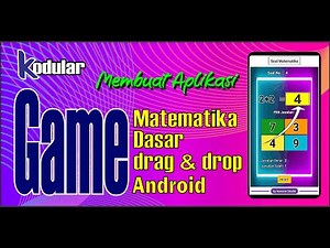 Membuat Aplikasi GAME MATEMATIKA Android sederhana dengan Jawaban Drag & Drop | KODULAR