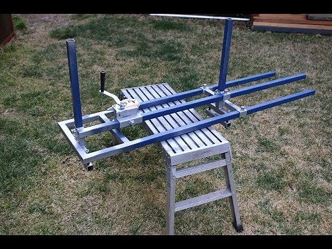 How to build a big chainsaw mill part 1