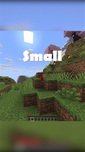 Minecraft but if you like I Become small #minecraft #shorts #funny
