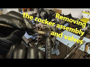 Subaru Impreza 2.5L single cam valve removal part 2