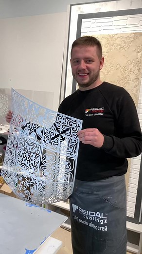 Decorative Stencil Application Tutorial for Textured Surfaces