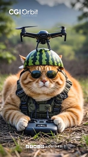 CGI Orbit™ on Instagram: "Cat Hunts Deer, Cares for It, and Dons Army Uniform – Heroic Adventure! | CGI Orbit Watch this dramatic and heartwarming moment as a cat hunts a deer, cares for it, and later dons an army uniform for a heroic mission! This thrilling and entertaining clip will leave you amazed. Don’t miss this viral video! #CGIOrbit #ayshdanofficial #CatHero #DeerRescue #ViralVideo #Shorts #ForYou #Trending #CuteAnimals #FunMoments #MustWatch #YouTube #ExplorePage #AdorableMoments #Anima