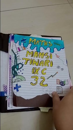 Class 9 maths project file on statistics.. #project #full marks