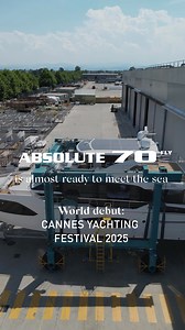 Our 70 FLY is almost ready to make her debut. Be the first to discover The Absolute Wonder at Cannes Yachting Festival achting Festival 2025. From 9 to 14 September, Port Vieux. You’ll find us at PAN 214-008 - La nostra 70 FLY è quasi pronta per il debutto. Scopri in anteprima The Absolute Wonder al Cannes Yachting Festival chting Festival 2025. Dal 9 al 14 settembre, Port Vieux. Ci trovi allo stand PAN 214-008. #AbsoluteYachts #BeingAbsolute #AlwaysMovingLikeTheSea | Absolute Yachts