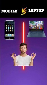 Mobile vs Laptop ❓📱💻Which one do you use more in daily life?