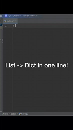 Convert list of pairs to Dict in 1 line ⚡️#python #shorts #pythontutorial #learnpython #ai