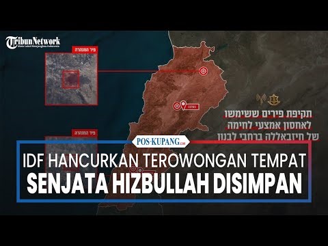 Gelombang Serangan IDF Hancurkan Terowongan Tempat Senjata Hizbullah Disimpan