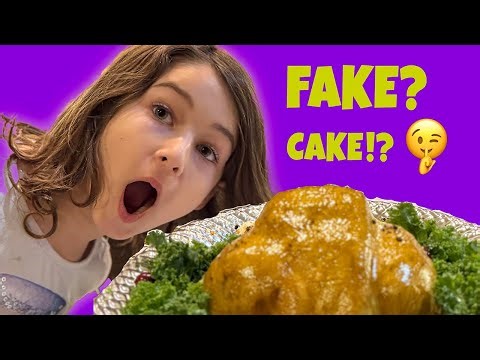 PRANK! My Hyper-Realistic Turkey Cake, I learned from Natalie Sideserf!