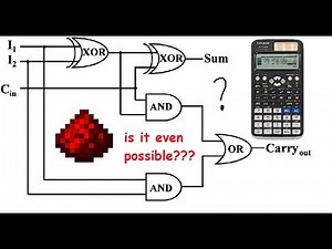 Minecraft - How to create redstone ALU