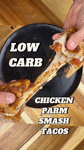 336K views · 3.6K reactions | Low Carb Chicken Parm Smash Tacos 奈...