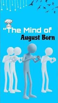 Why August-Born Minds Are Different #psycholgyfacts #psychology
