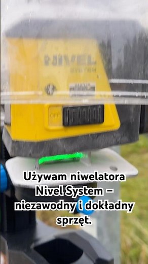 Używam niwelatora Nivel System – niezawodny i dokładny sprzęt. #ksbpowerbud