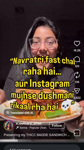 “Navratri fast vs Instagram algorithm 😭💀 | Fasting struggles”