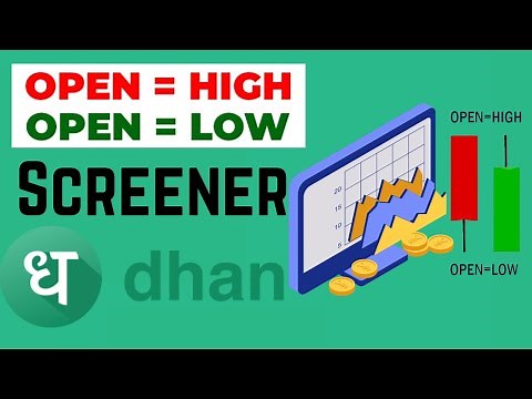 How to use Open High Open Low Scanner in Dhan Trading Platform ||